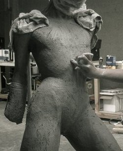 石雕粗胚示意圖