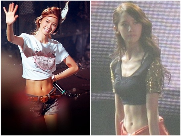 潤娥：誘人的11字腹肌與馬甲線